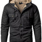 Men's Sherpa Lined Hooded Jacket