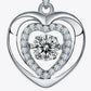 Moissanite Heart Pendant Necklace