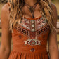 Tribal Print Sleeveless A-Line Summer Dress