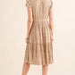 And The Why Boho Printed Tiered Maxi Dress
