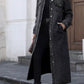 Longline Button-Front Denim Jacket