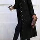 Longline Button-Front Denim Jacket