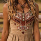 Tribal Print Sleeveless A-Line Summer Dress
