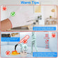 2500W Handheld High Temperature and Pressure Steamer Cleaner with 1400ML Tank 9 Accessories 6 Steam Levels for Dirt Grease Grout Tile Floor Couch Car