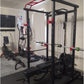 Multi-functional Power Cage,Home Adjustable Pullup Squat Rack 1000Lbs Capacity Comprehensive Fitness Barbell Rack