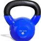 Vinyl Coated Cast Iron Kettlebell – 5–100 lb Strength Training