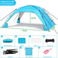 Let's go to the Beach - Portable Beach Tent Sun Shelter UPF 50+, Perfect 10x10 FT Pop-Up Canopy for Outdoor Fun