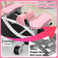 Lateral Stepper for Exercise-Rocking Stepper Machine with Resistance Bands & Anti-Slip Mat and LCD Monitor, Professional Stair Stepper for Home Workout