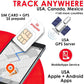 Sim card for GPS-408 Large Battery Tracker with vibration & Movement Alarm