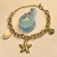 18K Gold-Plated Sea Charm Bracelet – Stainless Steel Coastal Jewelry Collection