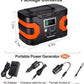 200W Peak Power Station, Flashfish CPAP Battery 166Wh 45000mAh Backup Power Pack 110V 150W Lithium Battery Pack Camping Solar Generator for CPAP Camping Home Emergency Power Supply