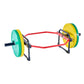 Trap Bar Hex Bar, 2-Inch Hex Barbell, 500 LBS Capacity Shrug Bars, Weightlifting and Strength Training Equipment, Home Gym for Squats, Deadlifts, Shoulder Presses, Red