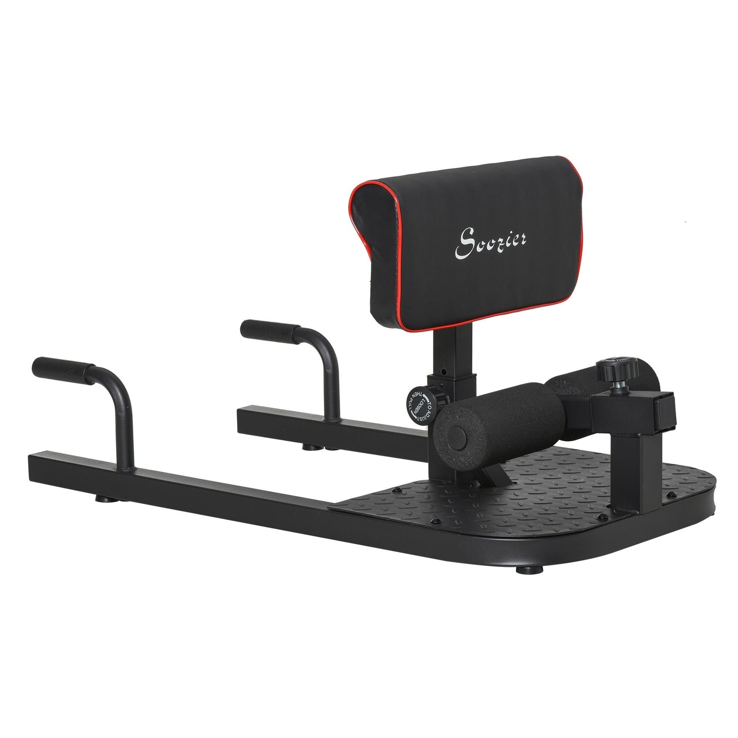 3 in 1 Padded Push Up Sit Up Squat Machine, Home Gym Fitness Equipment, Black