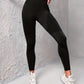 3pcs Seamless Striped Yoga Leggings For Women, High Stretch Slim Fitted Workout Gym Sports Pants, Women's Activewear