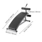 Sit Up Bench, Curved Decline Ab Bench with Reverse Crunch Handle, with 6 Adjustable Height Setting, Heavy Duty Steel, 600 Lbs Capacity for Home Gym Workouts, Strength Training, Full Body Muscles