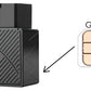 Sim card for GPS-408 Large Battery Tracker with vibration & Movement Alarm