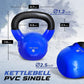Vinyl Coated Cast Iron Kettlebell – 5–100 lb Strength Training