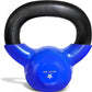 Vinyl Coated Cast Iron Kettlebell – 5–100 lb Strength Training