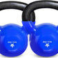 Vinyl Coated Cast Iron Kettlebell – 5–100 lb Strength Training