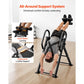 Inversion Table, 300 lbs Capacity Heavy Duty Back Inverter Stretcher, Inverted Table with Stable Structure, Dual-Roller Locking, Decompression Tables for Shoulders, Neck, Back, Knees
