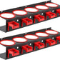 2 Pcs Spray Bottle Storage Rack, Wall Mount Bottle Organizer Car Detailing, Steel Spray Bottle Holder