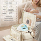 VEVOR Breast Pump Bag, Breast Feeding Bag with Waterproof Mat, Fits for S1/S2, Pumping Accessories & Breastmilk Storage, Portable Pump Carrying Case for Work, Travel and Family Use, Beige