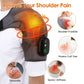 Cordless Shoulder Heating Pad Rechargeable Heated Shoulder Wrap Massager Shoulder Brace Supports with 3 Heating Levels 3 Vibration Modes for Left Right Shoulder