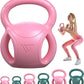 3 Handle Kettlebells Weight - Weight for Women Options 5, 10, 15 and 20 LB for Russian Twists AB Exercise, Weightlifting and Core Fitness Exercise Home Gym [Single in Sold]