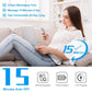 Electric Cervical Neck Massager with Hot Compress, 6 Modes 20 Levels Cordless Neck Pain Relief8-Head Electric Neck Massager with Heat, Cordless Portable Neck Massage Device with Auto Off
