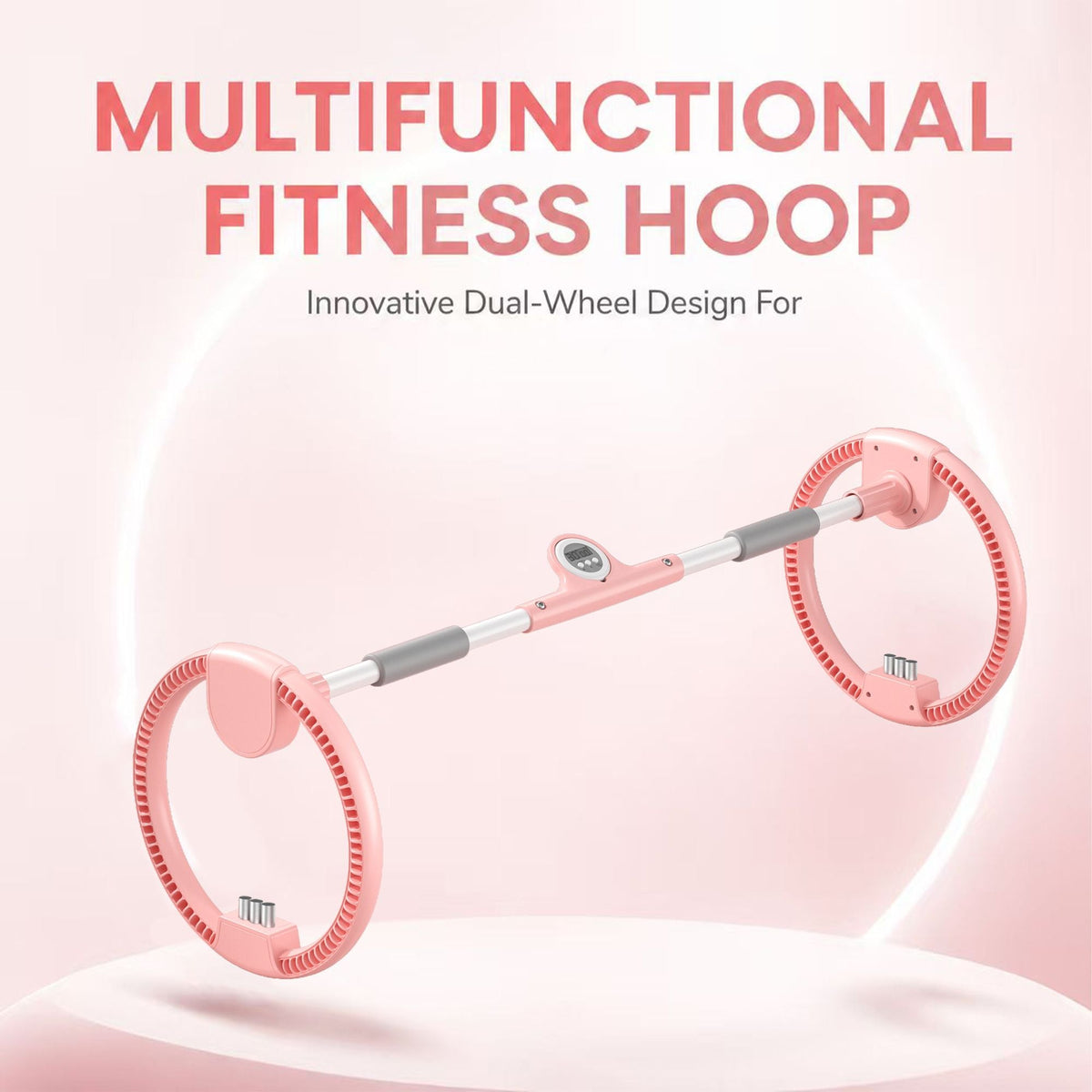 Adjustable Arms Exercise Wheel, Portable Forearm & Wrist Training Big Swing Wheel Trainer