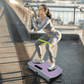 Silent Vibration Platform Crazy Fitness Massage 10-Frequency Weight Loss & Fat Burner Body Shaking Machine For Unisex Pink