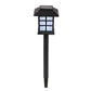 8pcs White LED Solar Lantern Torch Light Garden Landscape Lighting