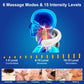Electric Cervical Neck Massager with Hot Compress, 6 Modes 20 Levels Cordless Neck Pain Relief8-Head Electric Neck Massager with Heat, Cordless Portable Neck Massage Device with Auto Off