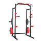 Power Cage Power Rack, Multifunctional Barbell Squat Rack with Adjustable Height, Home Gym Strength Training Workout Equipment with J-Hooks & More Fitness Attachment for Bench Press Pull-Up Dips