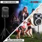 5 Core Speaker Stand Height Adjustable PA DJ Tripod Studio Monitor Stands w 35mm Compatible Insert - SS ECO 1PK BLK WoB