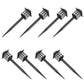 8pcs White LED Solar Lantern Torch Light Garden Landscape Lighting