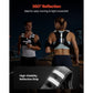 Weighted Vest, 25 lbs Body Weight Vest for Men Women, with Reflective Stripe, Adjustable Buckle, Workout Equipment for Strength Training, Running, Jogging, Fitness, Muscle Building, Weight Loss