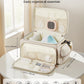 VEVOR Breast Pump Bag, Breast Feeding Bag with Waterproof Mat, Fits for S1/S2, Pumping Accessories & Breastmilk Storage, Portable Pump Carrying Case for Work, Travel and Family Use, Beige