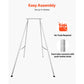 Yoga Stand Frame, 9.6 ft Length Swing Stand, Max 551.2 lbs Load Triangular Structure Aerial Rig, Aerial Silk Stands for Yoga Enthusiasts, Non-Slip Base, Lightweight, Detachable Design