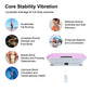 Silent Vibration Platform Crazy Fitness Massage 10-Frequency Weight Loss & Fat Burner Body Shaking Machine For Unisex Pink