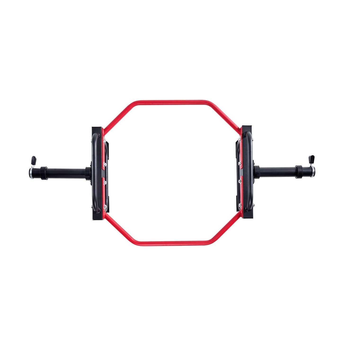 Trap Bar Hex Bar, 2-Inch Hex Barbell, 500 LBS Capacity Shrug Bars, Weightlifting and Strength Training Equipment, Home Gym for Squats, Deadlifts, Shoulder Presses, Red