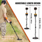 Metal Detector for Adults & Kids, 10 Inch Waterproof Search Coil with LCD Display 7 Modes, Adjustable 41''-52'' Aluminum Stem, DSP Chip Higher Accuracy Gold Detector 10'' Detection Depth