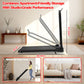 Foldable Treadmill with Handle Bar & Incline, 2 in 1 Upgrade Portable Under Desk Walking Pad and Vibration Pad with Remote Control for Home Office Small Spaces