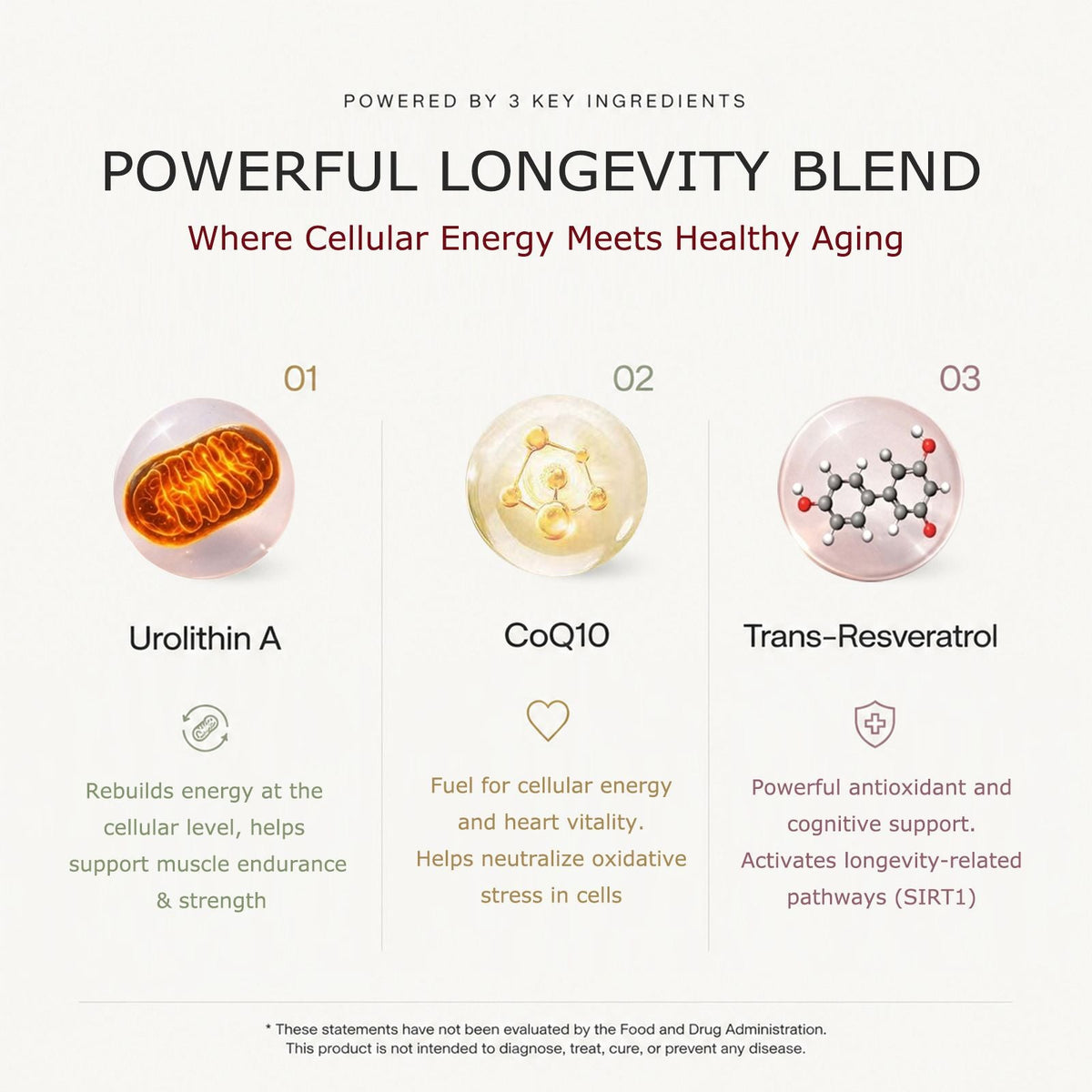 Urolithin A Supplement Softgels 500mg for Cellular Renewal & Healthy Aging