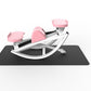 Lateral Stepper for Exercise-Rocking Stepper Machine with Resistance Bands & Anti-Slip Mat and LCD Monitor, Professional Stair Stepper for Home Workout