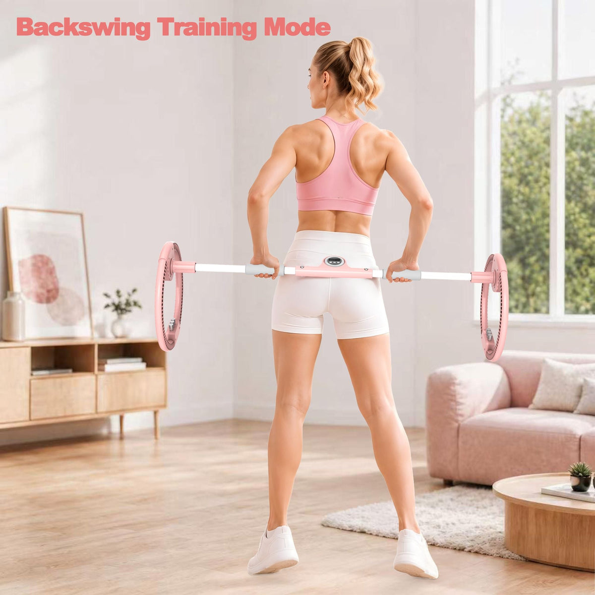 Adjustable Arms Exercise Wheel, Portable Forearm & Wrist Training Big Swing Wheel Trainer