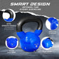 Vinyl Coated Cast Iron Kettlebell – 5–100 lb Strength Training