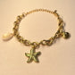 18K Gold-Plated Sea Charm Bracelet – Stainless Steel Coastal Jewelry Collection