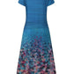 Floral Print Pocket Dress; Casual Short Sleeve Crew Neck Dress; Women's Clothing