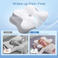 Ergonomic Cervical Neck Pillow for Sleeping – Memory Foam Pillow with Massage Nodes for Neck Pain Relief, Side Sleeper & Back Support